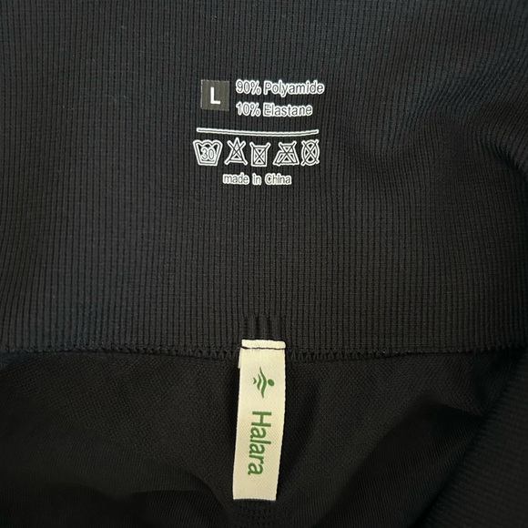 Brand New Halara Seamless Flow High Waisted Ruched 7/8 Yoga Leggings Size Large - Picture 7 of 7